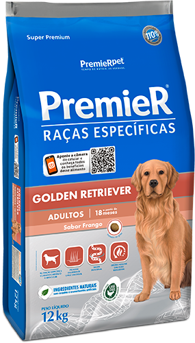 PremieR Raças Específicas GoldeN Retriever Cães Adultos