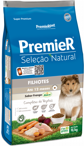 PremieR Seleção Natural Cães Filhotes Sabor Frango
