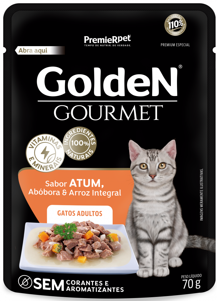 GoldeN Gourmet Gatos Adultos sabor Atum