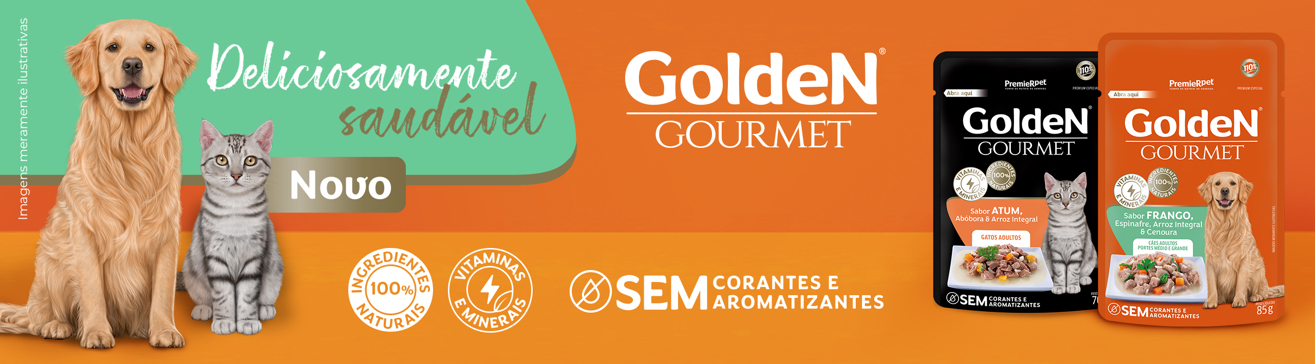 Banner | Lançamento GoldeN Gourmet